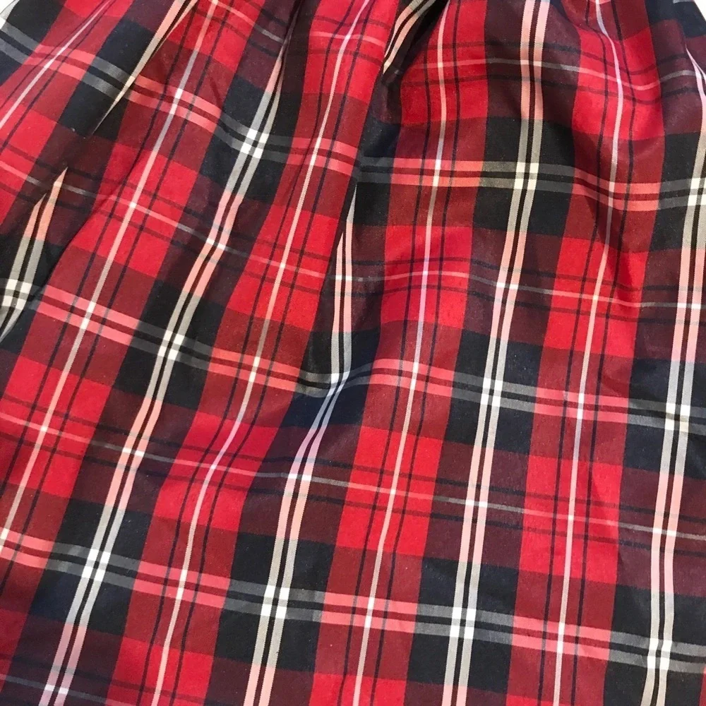 🎁Velvet & Plaid Dress